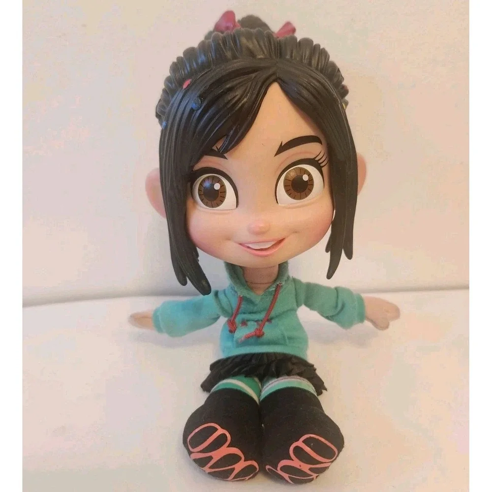 Rare Disney Wreck It Ralph Plush Buddies Doll Vanellope Von Schweetz Thinkway 12